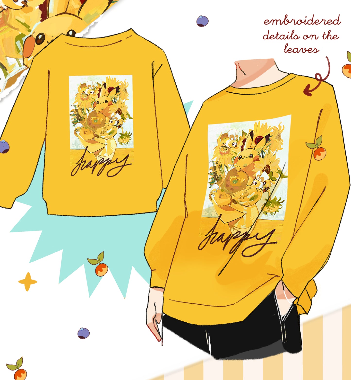 Preorder!! Van Gogh's Sunflower Sweatshirt