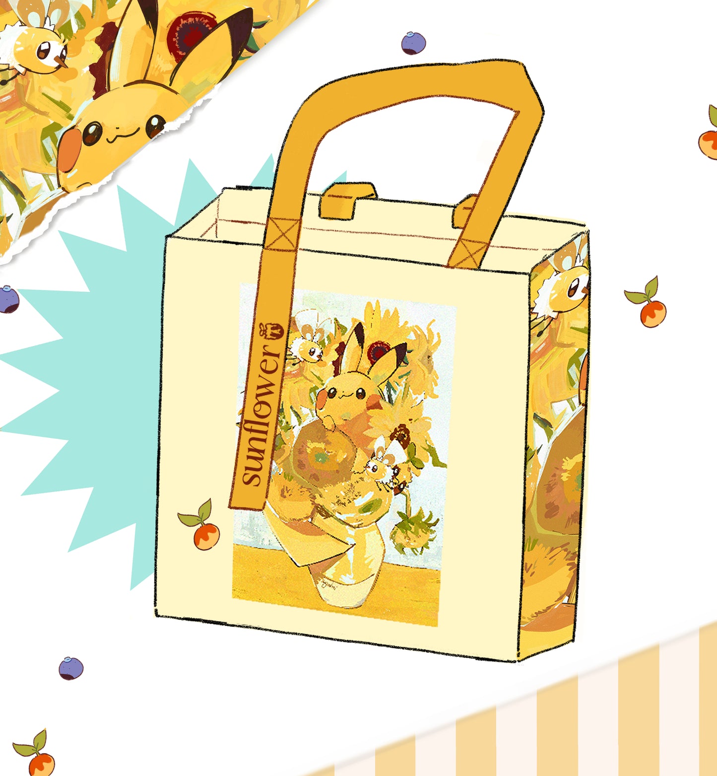 Preorder!! Van Gogh's Sunflower Tote bag