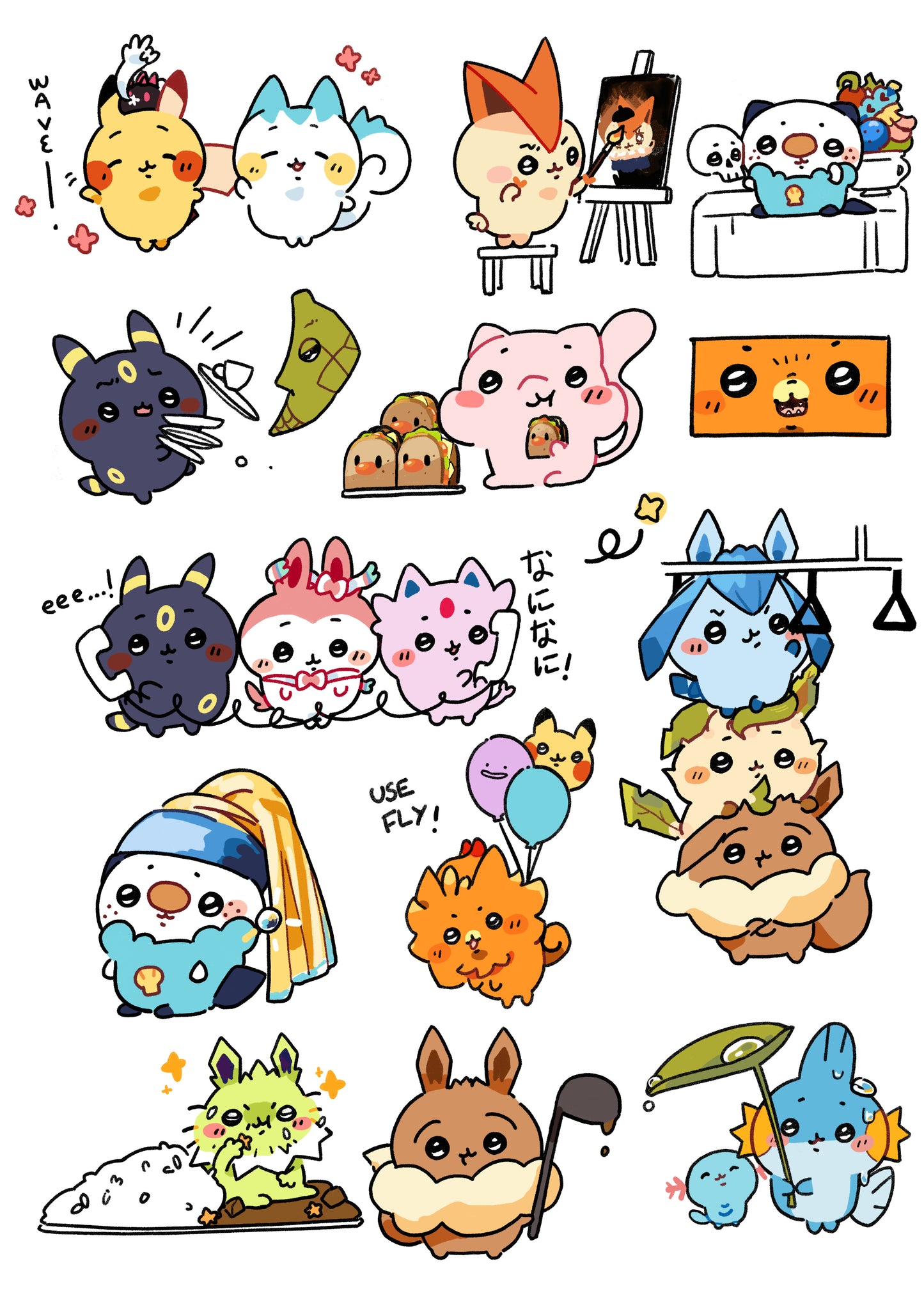 Chii-Poke 2 | Sticker sheets