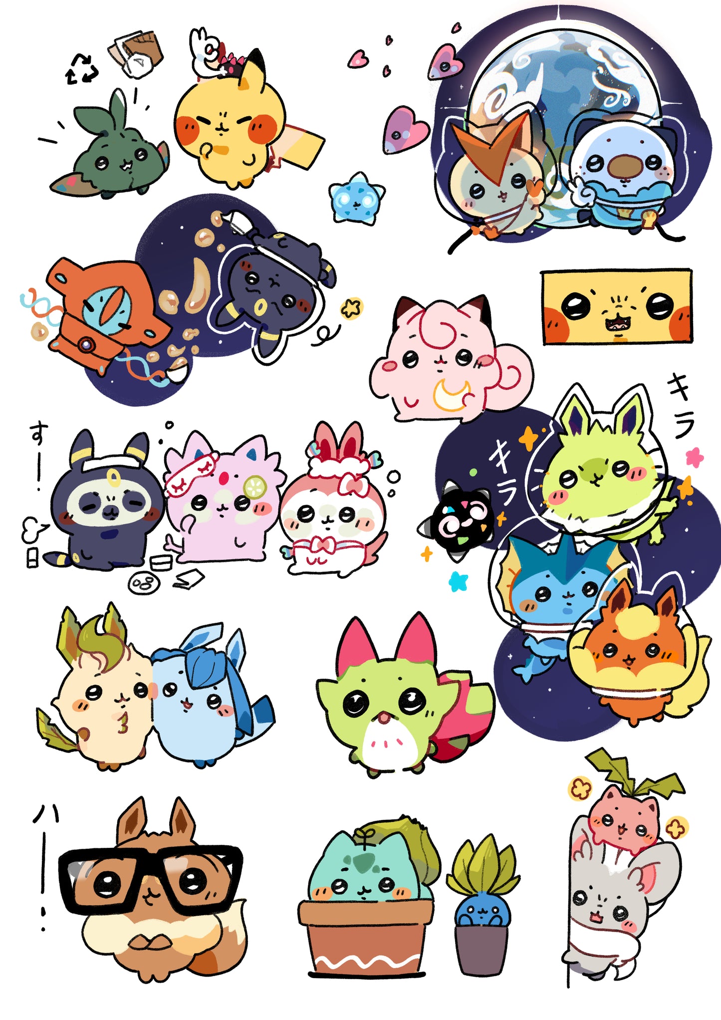 Chii-Poke 2 | Sticker sheets