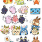 Preorder!! Chii-Poke | Sticker sheets