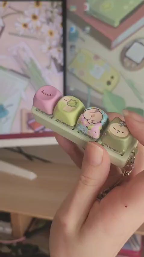 Pokopia & Ghost | Poke Keycaps