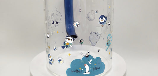 Sparkling Bubbles Glass Mug