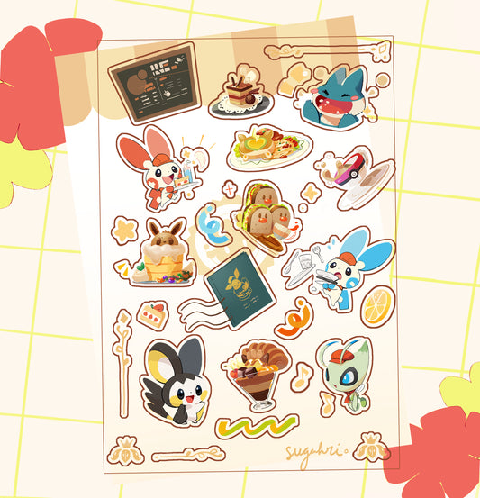 Poke Cafe | Sticker sheets