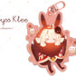 Genshin Impact | Abyss mages: Klee, Qiqi and Diona keychains