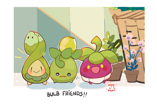 Bulb friends | Print